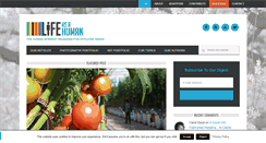 Desktop Screenshot of lifeasahuman.com