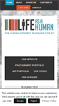 Mobile Screenshot of lifeasahuman.com